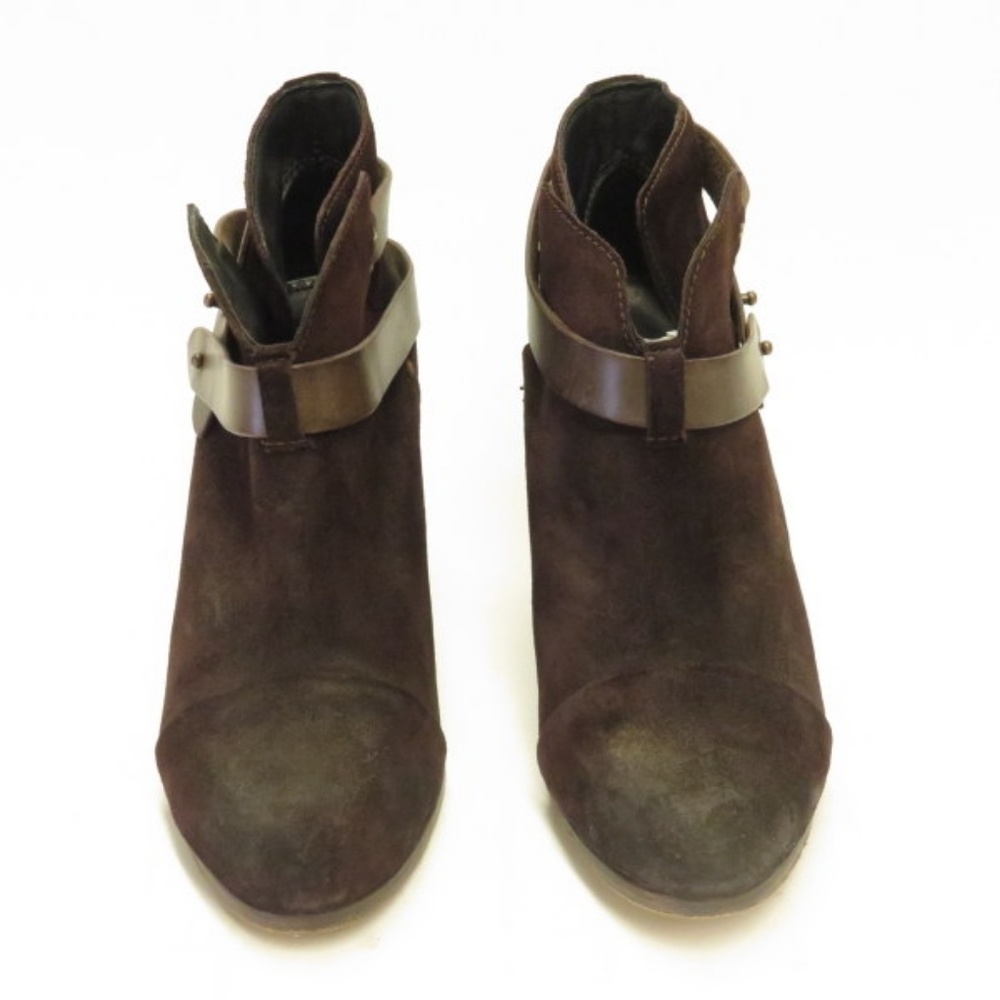 Rag & Bone Harrow Ankle Boot Dark Burgundy Brown - Picture 5 of 8